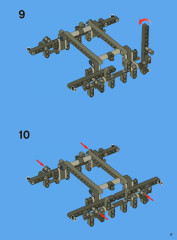 LEGO 8043 instructions page 17 – build guide