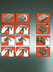 LEGO 8043 instructions page 2 – build guide