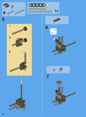 LEGO 8043 instructions page 20 – build guide