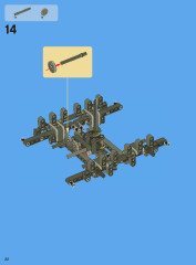LEGO 8043 instructions page 22 – build guide