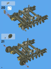 LEGO 8043 instructions page 28 – build guide