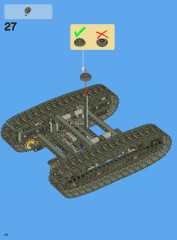 LEGO 8043 instructions page 34 – build guide