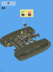 LEGO 8043 instructions page 42 – build guide