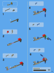 LEGO 8043 instructions page 61 – build guide