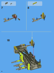 LEGO 8043 instructions page 62 – build guide