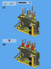 LEGO 8043 instructions page 71 – build guide