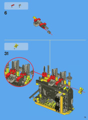 LEGO 8043 instructions page 75 – build guide