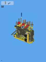 LEGO 8043 instructions page 76 – build guide