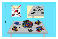 LEGO 8045 instructions page 2 – build guide
