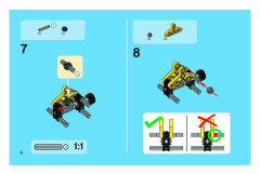 LEGO 8045 instructions page 6 – build guide