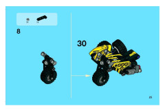 LEGO 8045 instructions page 25 – build guide