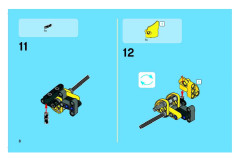 LEGO 8045 instructions page 8 – build guide