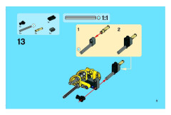 LEGO 8045 instructions page 9 – build guide