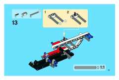 LEGO 8046 instructions page 13 – build guide