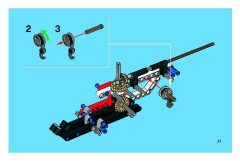 LEGO 8046 instructions page 21 – build guide