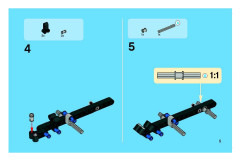 LEGO 8046 instructions page 5 – build guide