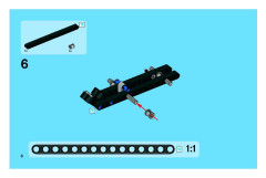 LEGO 8046 instructions page 6 – build guide