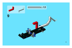 LEGO 8046 instructions page 9 – build guide