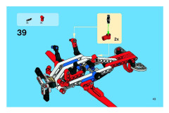 LEGO 8046 instructions page 43 – build guide