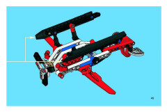 LEGO 8046 instructions page 45 – build guide