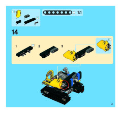 LEGO 8047 instructions page 17 – build guide