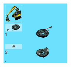 LEGO 8047 instructions page 2 – build guide