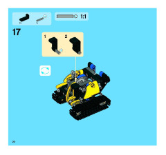 LEGO 8047 instructions page 20 – build guide