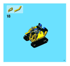 LEGO 8047 instructions page 21 – build guide
