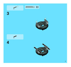 LEGO 8047 instructions page 3 – build guide