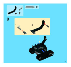 LEGO 8047 instructions page 7 – build guide