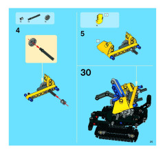 LEGO 8047 instructions page 25 – build guide