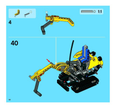 LEGO 8047 instructions page 40 – build guide
