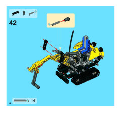 LEGO 8047 instructions page 42 – build guide