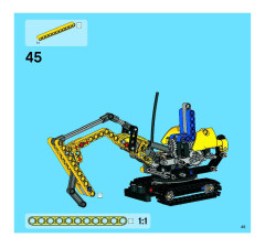 LEGO 8047 instructions page 45 – build guide
