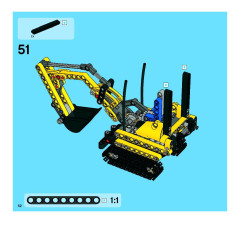 LEGO 8047 instructions page 52 – build guide