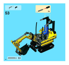 LEGO 8047 instructions page 54 – build guide