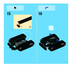 LEGO 8047 instructions page 7 – build guide