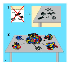 LEGO 8048 instructions page 2 – build guide