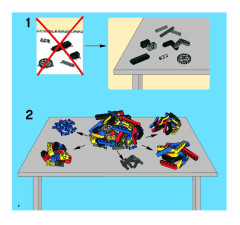 LEGO 8048 instructions page 2 – build guide