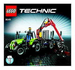 LEGO 8049 instructions page 1 – build guide