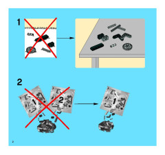 LEGO 8049 instructions page 2 – build guide