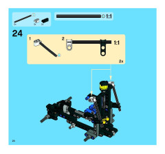LEGO 8049 instructions page 24 – build guide