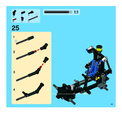 LEGO 8049 instructions page 25 – build guide