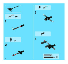 LEGO 8049 instructions page 52 – build guide