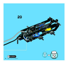 LEGO 8049 instructions page 76 – build guide