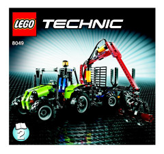 LEGO 8049 instructions page 1 – build guide