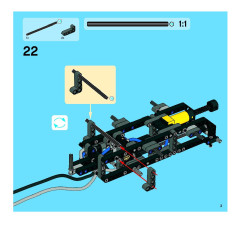 LEGO 8049 instructions page 3 – build guide