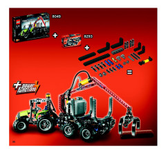 LEGO 8049 instructions page 38 – build guide