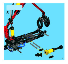 LEGO 8049 instructions page 43 – build guide