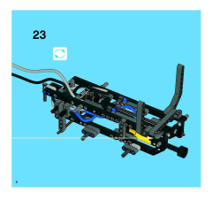 LEGO 8049 instructions page 6 – build guide